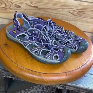 KEEN Whisper Purple Waterproof Hiking Sandals Womens Sport Water Shoes